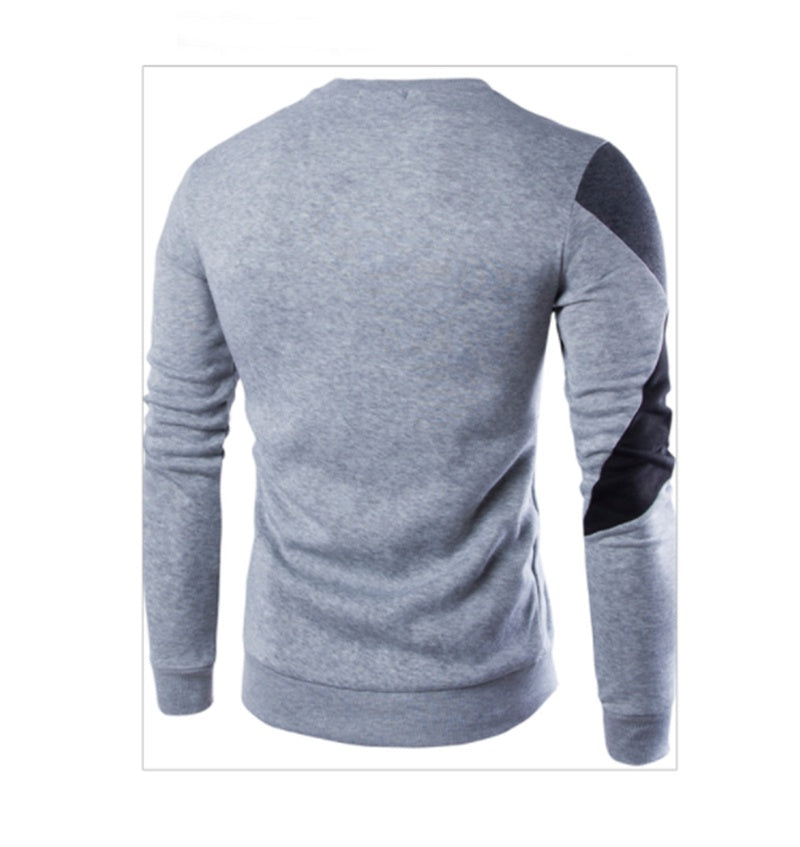 Rundhalsausschnitt Schmal Baumwolle Strickpullover