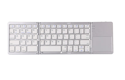Ultra-thin, tri-fold touchscreen keyboard