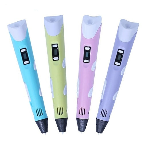 3D printing pen, second generation 3D pen, graffiti, 3D stereoscopic brush, children's puzzle painting toy
