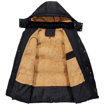 Samt Wattierte Jacke
