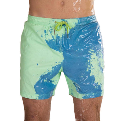 Magische Farbwechsel Schnelltrocknend Strand Badeshorts