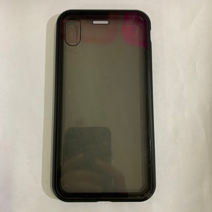 Phone case with anti-spy function, magnetic protective case made of privacy glass for your mobile phone