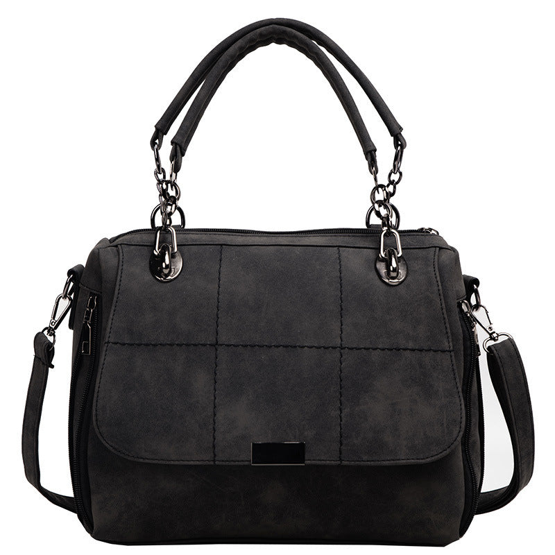 Matte Boston Schultertasche