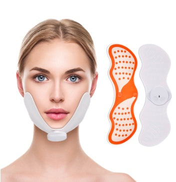 Facial firming massage device for women with a V-shaped face