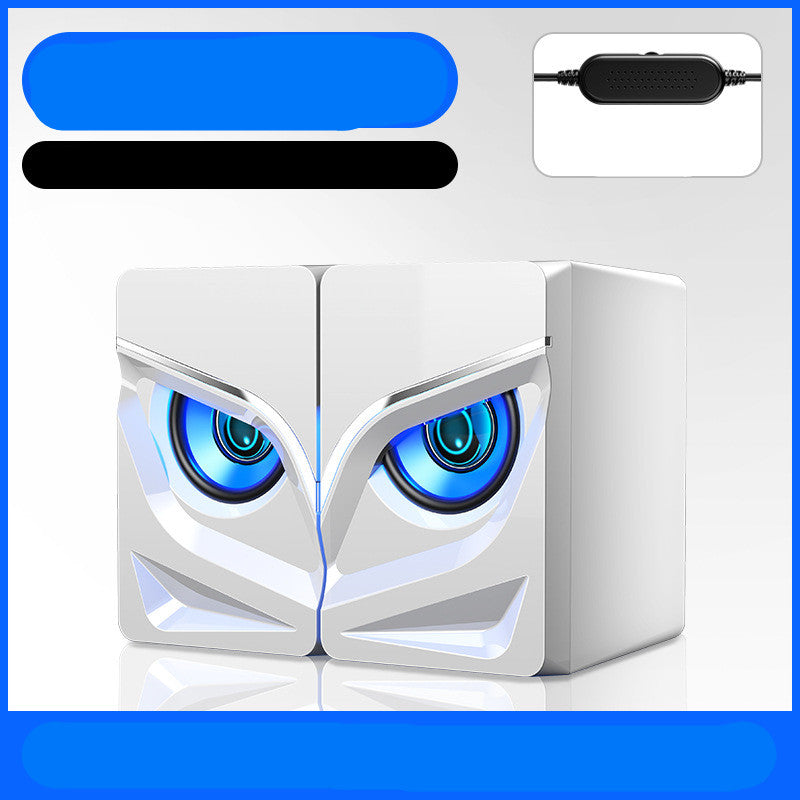 Altavoz estéreo 3D Hi-Fi con Bluetooth, USB y LED