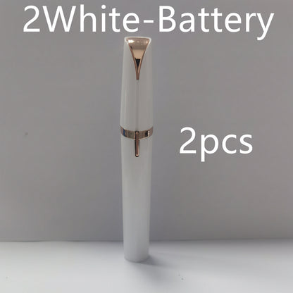 Schmerzfreier Rasierer Epilierer LED-Licht Elektrischer Mini Augenbrauen Trimmer