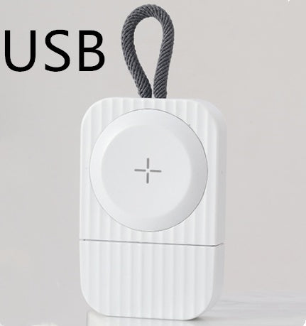 Wireless USB charger for wearable watches – fast charging