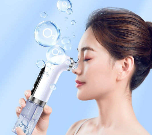 Blackhead remover, pore vacuum, improved blackhead remover, rechargeable facial vacuum, comedone extractor tool for blackheads