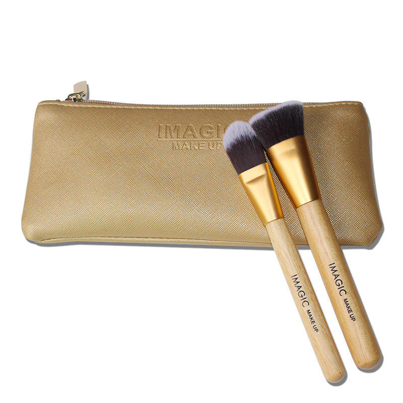 Highlighter Foundation Concealer Puder Rouge Lidschatten Lippen Augenbrauen 8-Teiliges Make-Up Pinselset