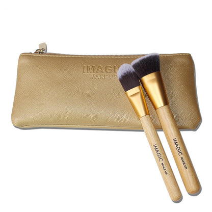Highlighter Foundation Concealer Puder Rouge Lidschatten Lippen Augenbrauen 8-Teiliges Make-Up Pinselset