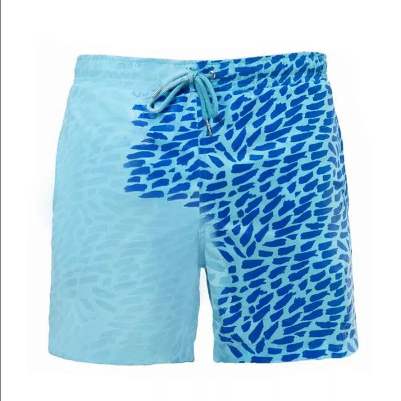 Magische Farbwechsel Schnelltrocknend Strand Badeshorts