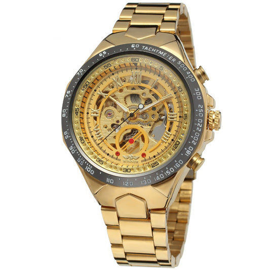 Edelstahl Automatik Armbanduhr