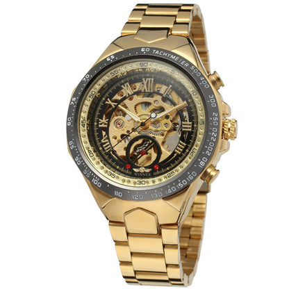 Edelstahl Automatik Armbanduhr