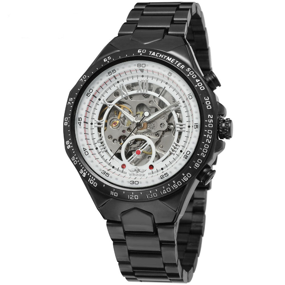 Edelstahl Automatik Armbanduhr