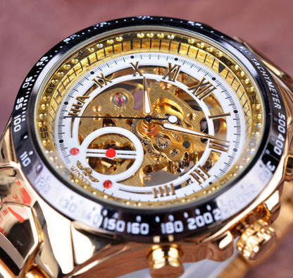 Edelstahl Automatik Armbanduhr