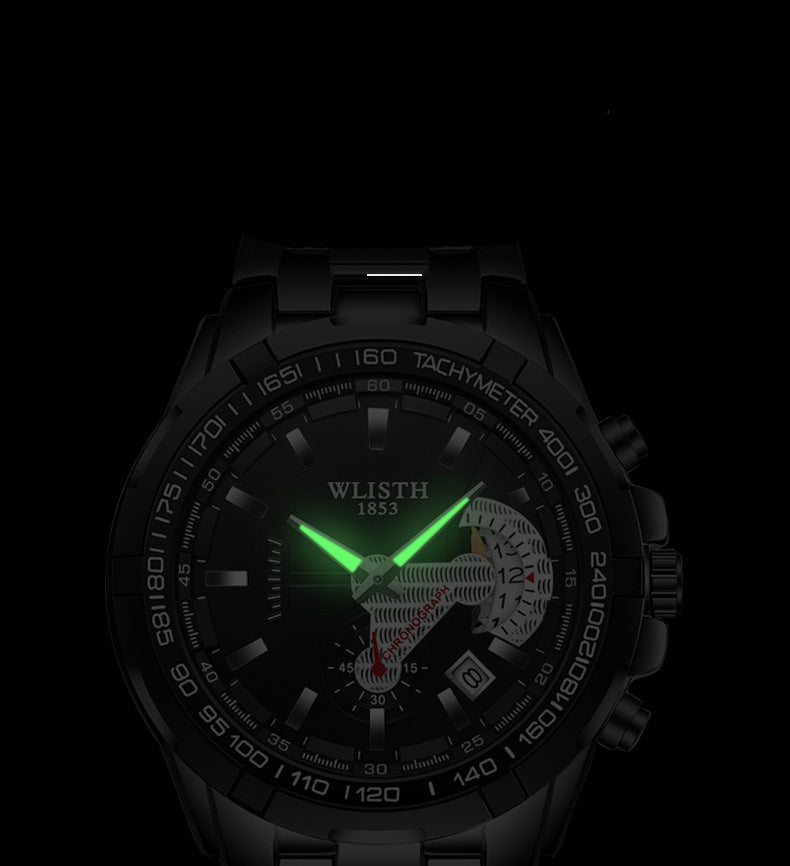 Edelstahl Quarz Wasserdicht Armbanduhr
