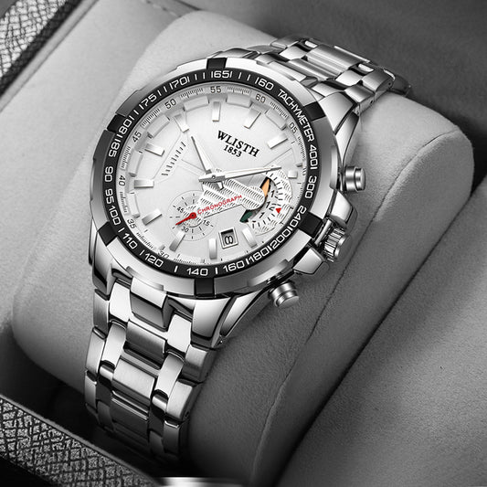 Edelstahl Quarz Wasserdicht Armbanduhr