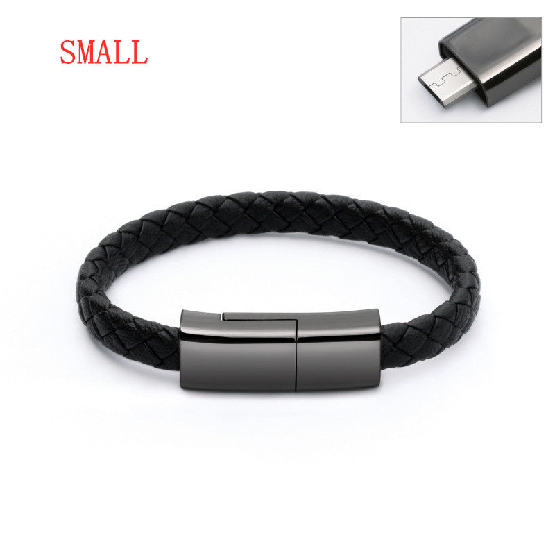 Creative wristband data cable, wristband charging cable