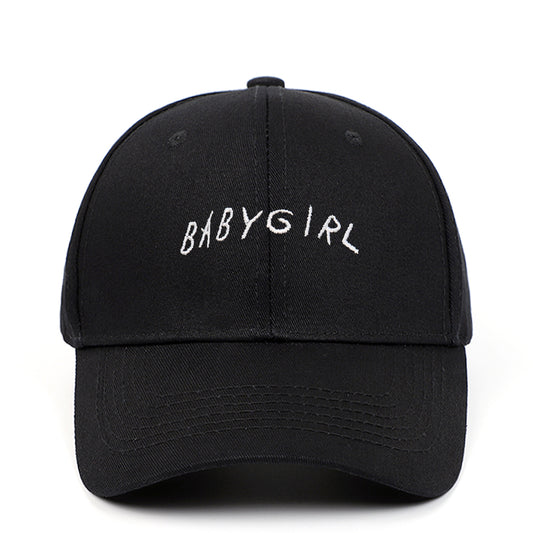 BABYGIRL Buchstaben Stickerei Baseballkappe