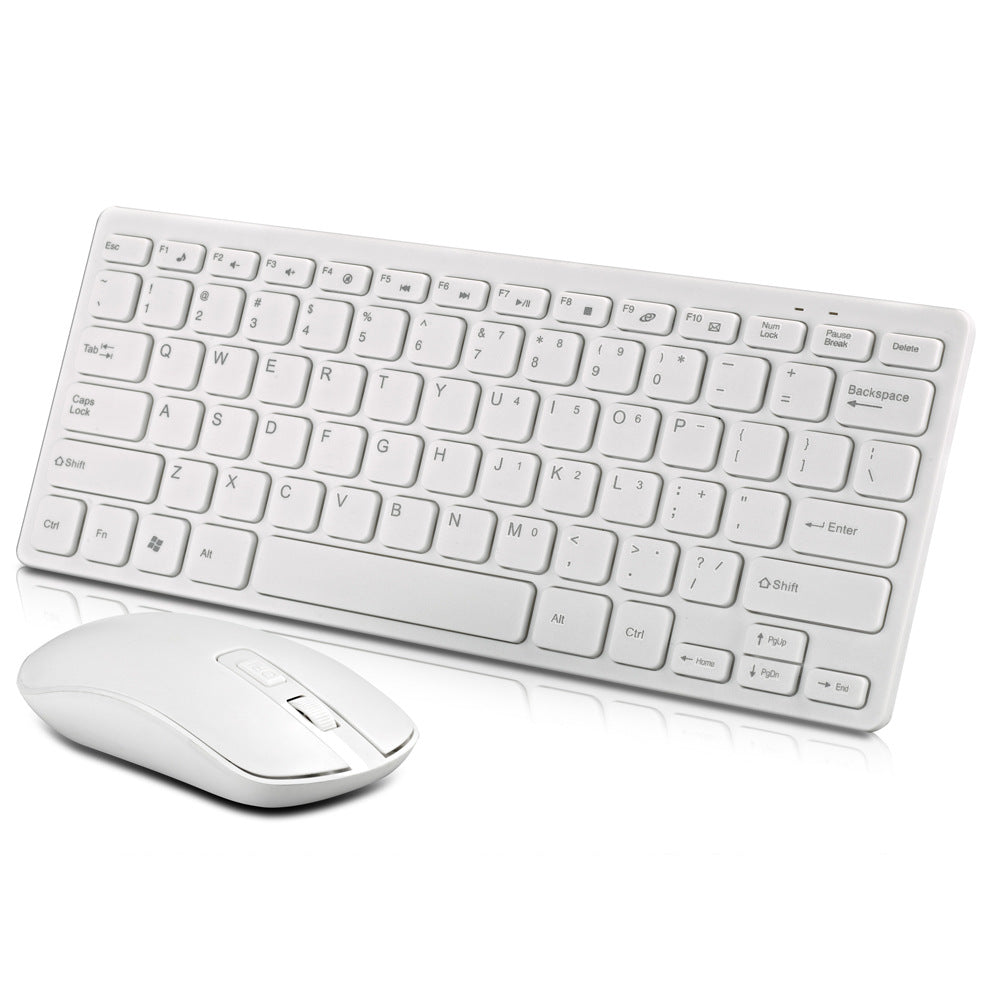 Wireless keyboard and mouse set chocolate