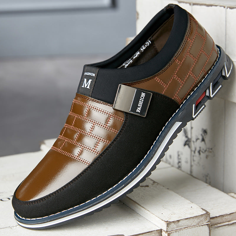 Tallas grandes Casual Leder Mocasín