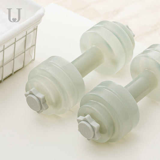 Fitness water dumbbell, home fitness water injection