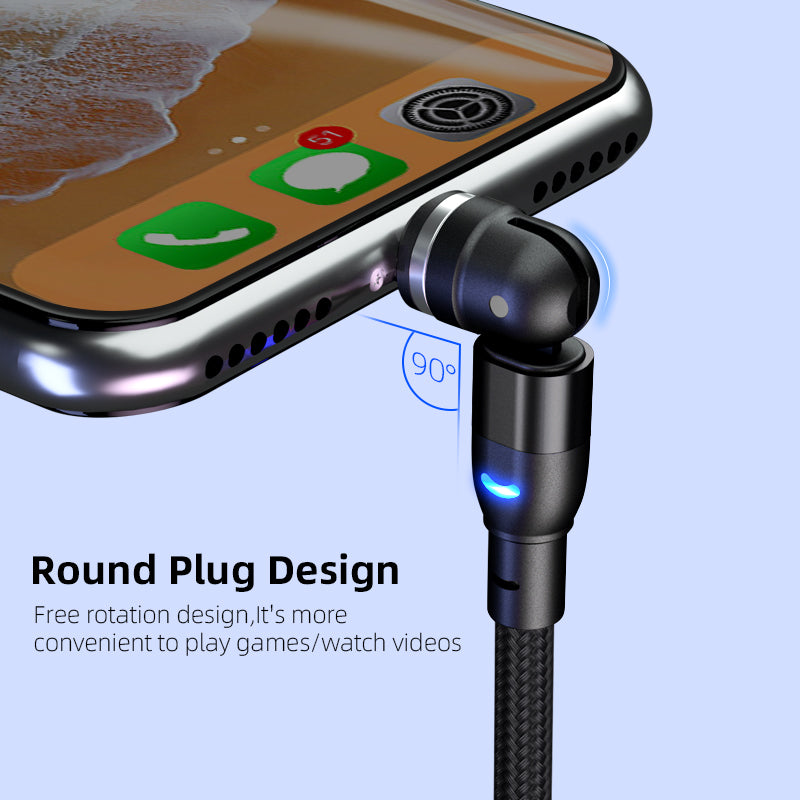 540 Grad Blind LED Saugnapf Magnet 3-in-1 Ladekabel
