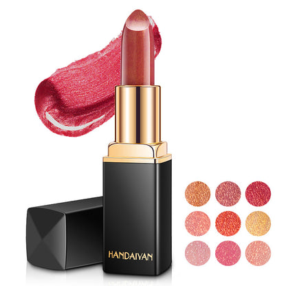 Farbtemperaturwechsel Perlmuttartiger Glänzender Metallic Lippenstift