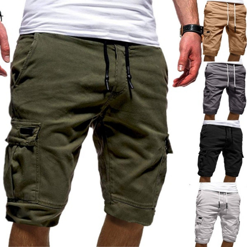 Leisure Jogging Cargo Shorts Training Pants