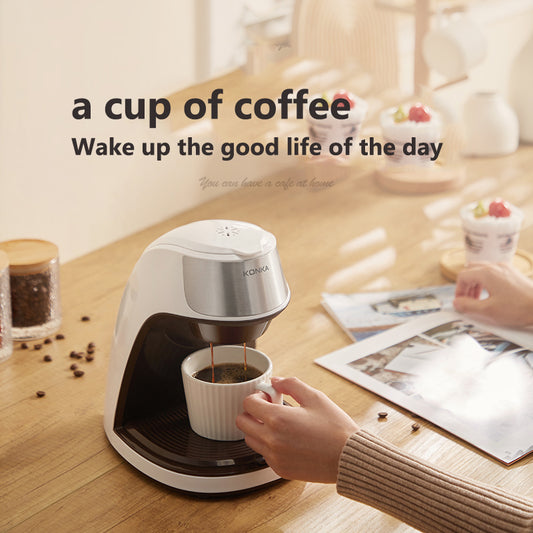 New fully automatic coffee machine for home or office, mini coffee machine, small portable coffee machine