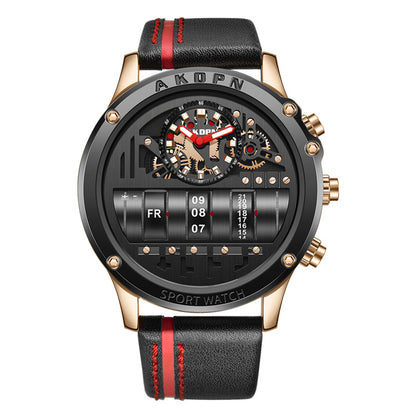 Leder Kreativ Armbanduhr