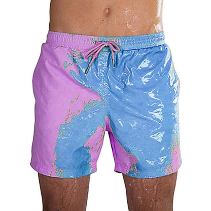Magische Farbwechsel Schnelltrocknend Strand Badeshorts