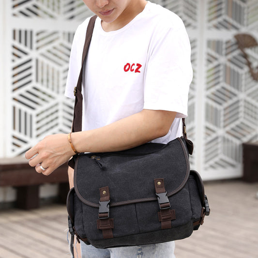 Canvas shoulder bags for men, casual bags for men, messenger bags, multifunctional bags