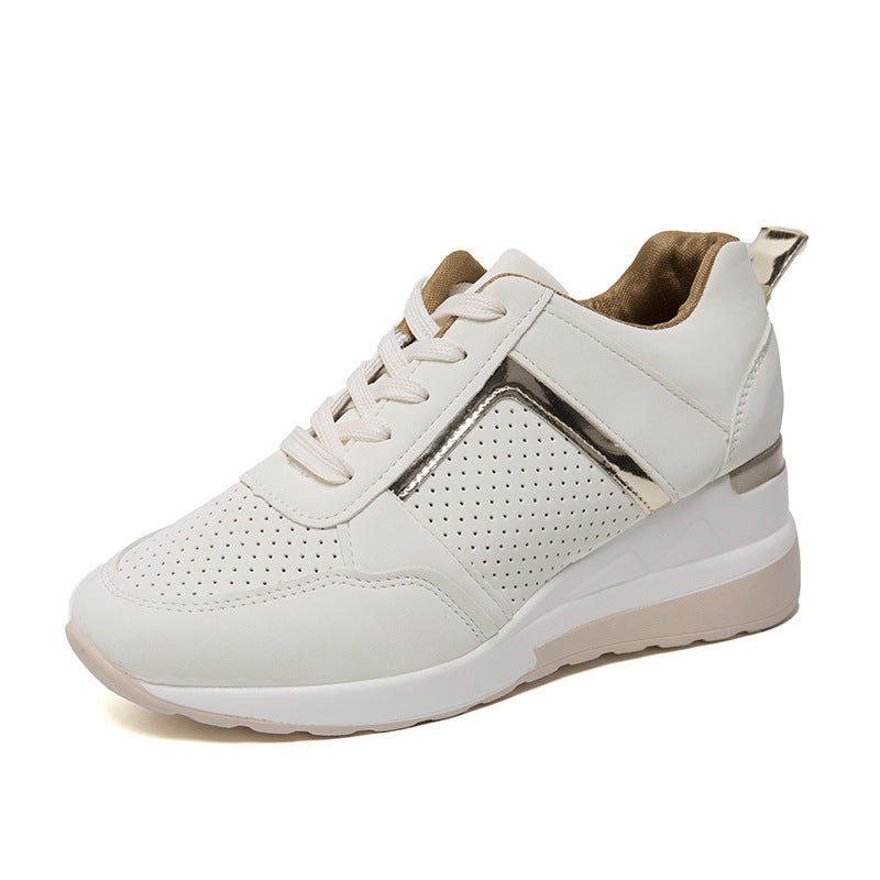 Zapatillas deportivas Keilabsatz con plataforma, cordones y malla