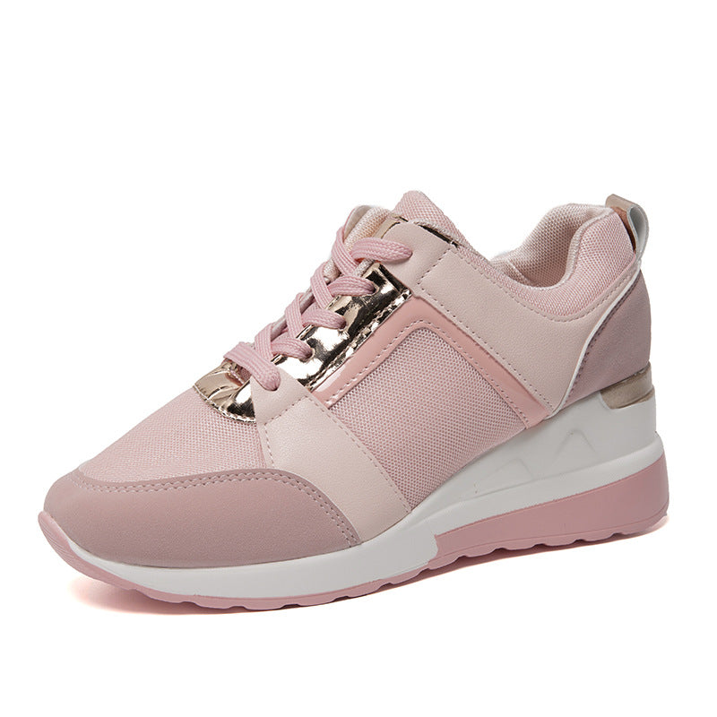 Zapatillas deportivas Keilabsatz con plataforma, cordones y malla