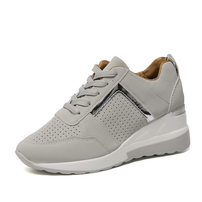 Zapatillas deportivas Keilabsatz con plataforma, cordones y malla