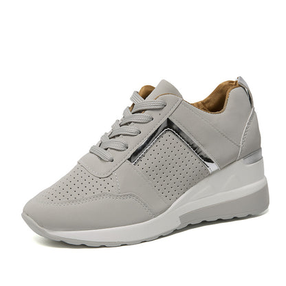 Zapatillas deportivas Keilabsatz con plataforma, cordones y malla