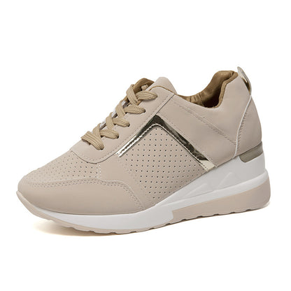 Zapatillas deportivas Keilabsatz con plataforma, cordones y malla