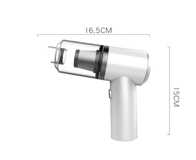 Kabelloser Mini-Autostaubsauger mit USB-Ladefunktion