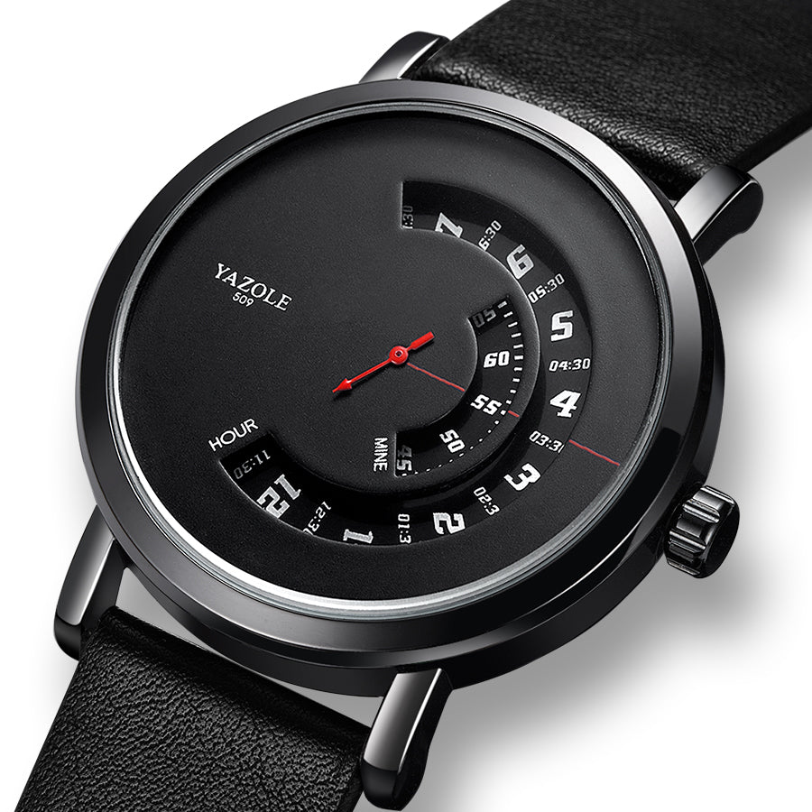 Plattenspieler Wasserdichte Quarzuhr Herrenarmbanduhren