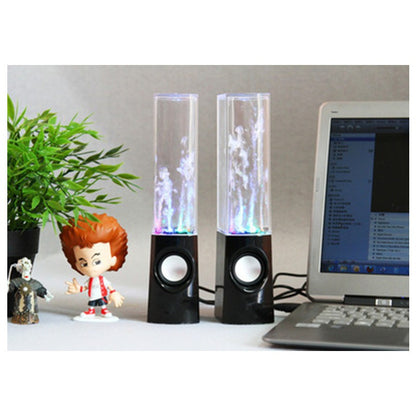 Wireless LED fountain speaker with dancing water for home and parties