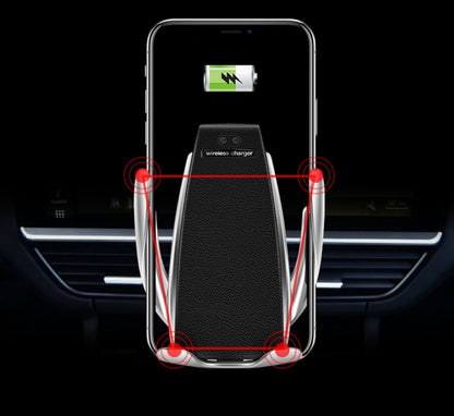 Wireless car charger 10W induction fast charging function with car phone holder S5