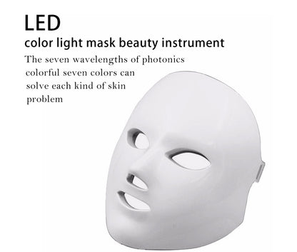 LED facial beauty device