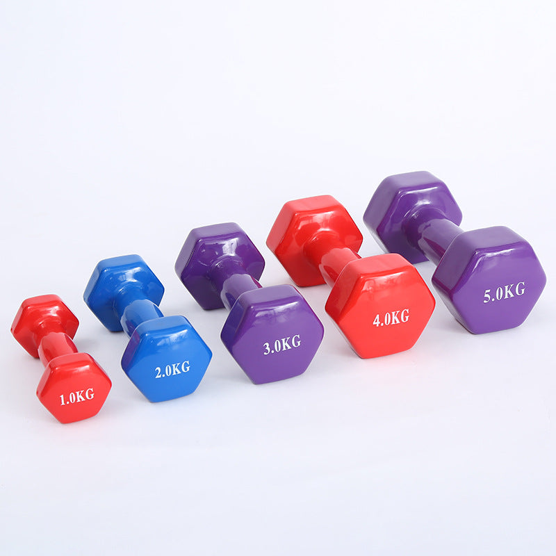 Farbige Fitnesshanteln 