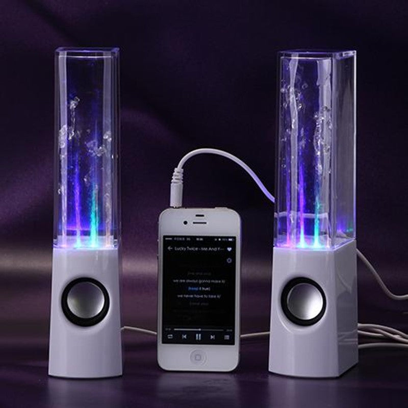 Wireless LED fountain speaker with dancing water for home and parties