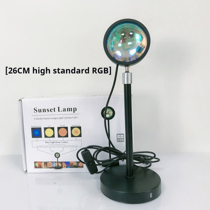 Sunset projection lamp, sunset projector, night light, wall decoration lighting