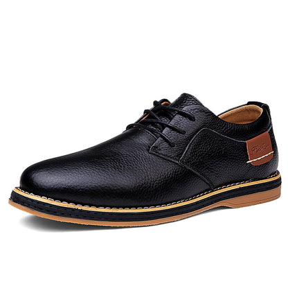 British Style Leder Lace-Up Schuhe