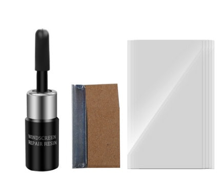 Tool set for repairing cracks and reducing liquid adhesive