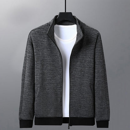 Stand-up collar sporty casual jacket