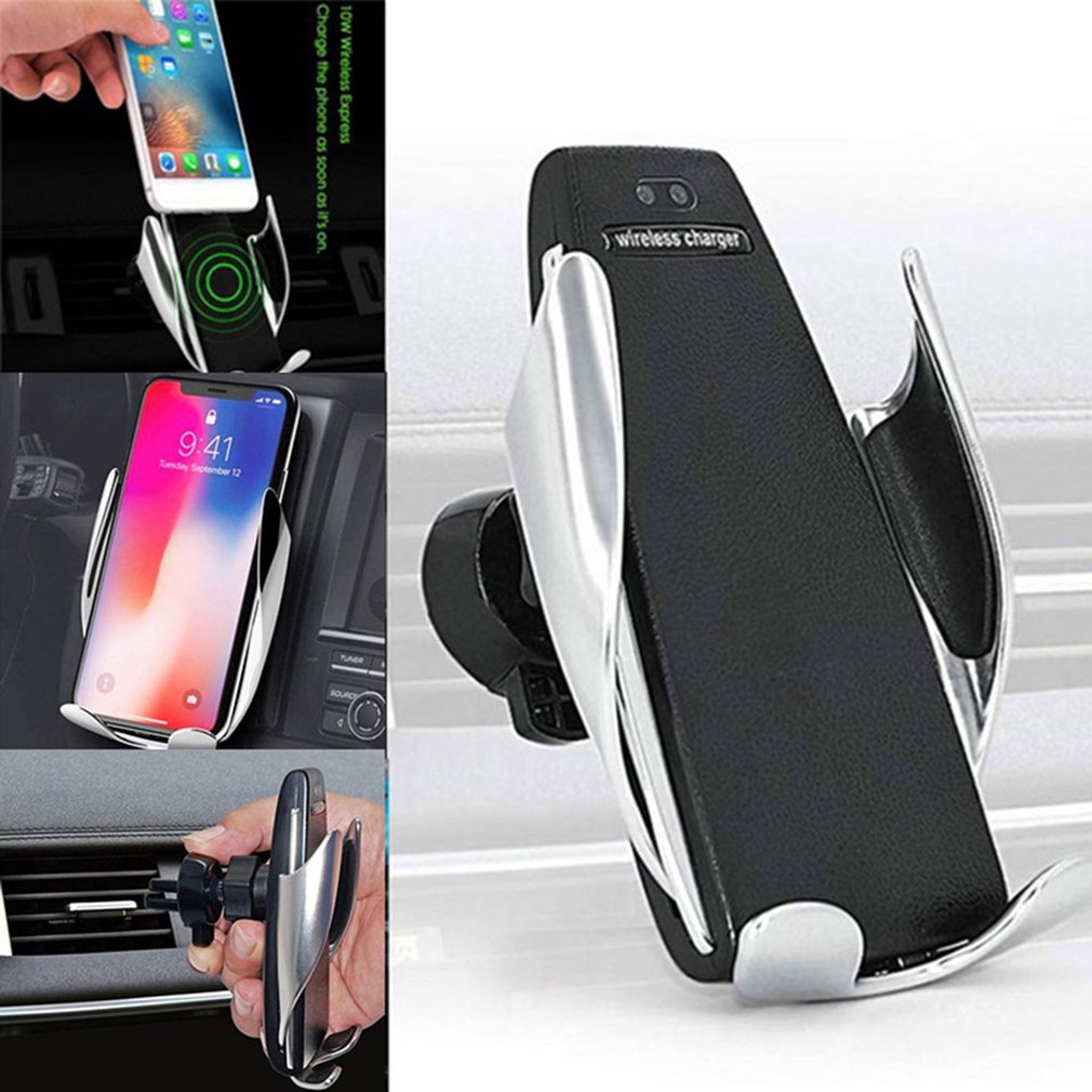 Wireless car charger 10W induction fast charging function with car phone holder S5